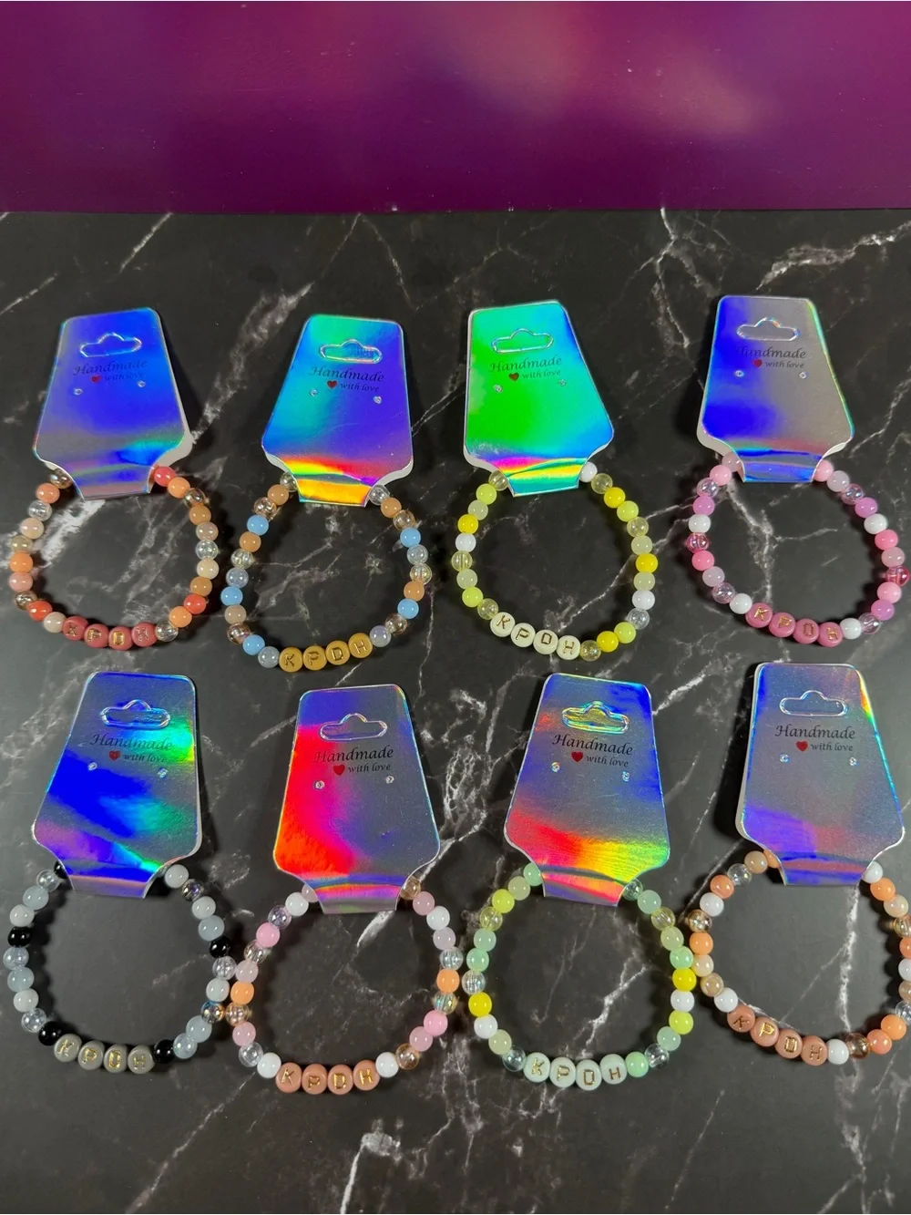 K-Pop Demon Hunters (KPDH) Beaded Bracelets | Party Favors 24pc
